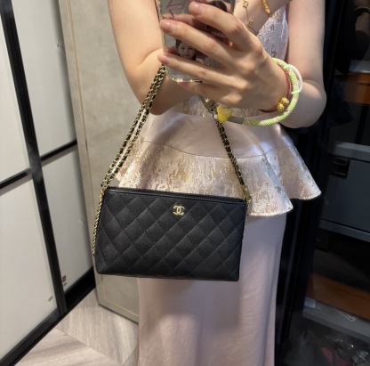 【CHANEL】トップハンドル チェーン　ミニバッグ