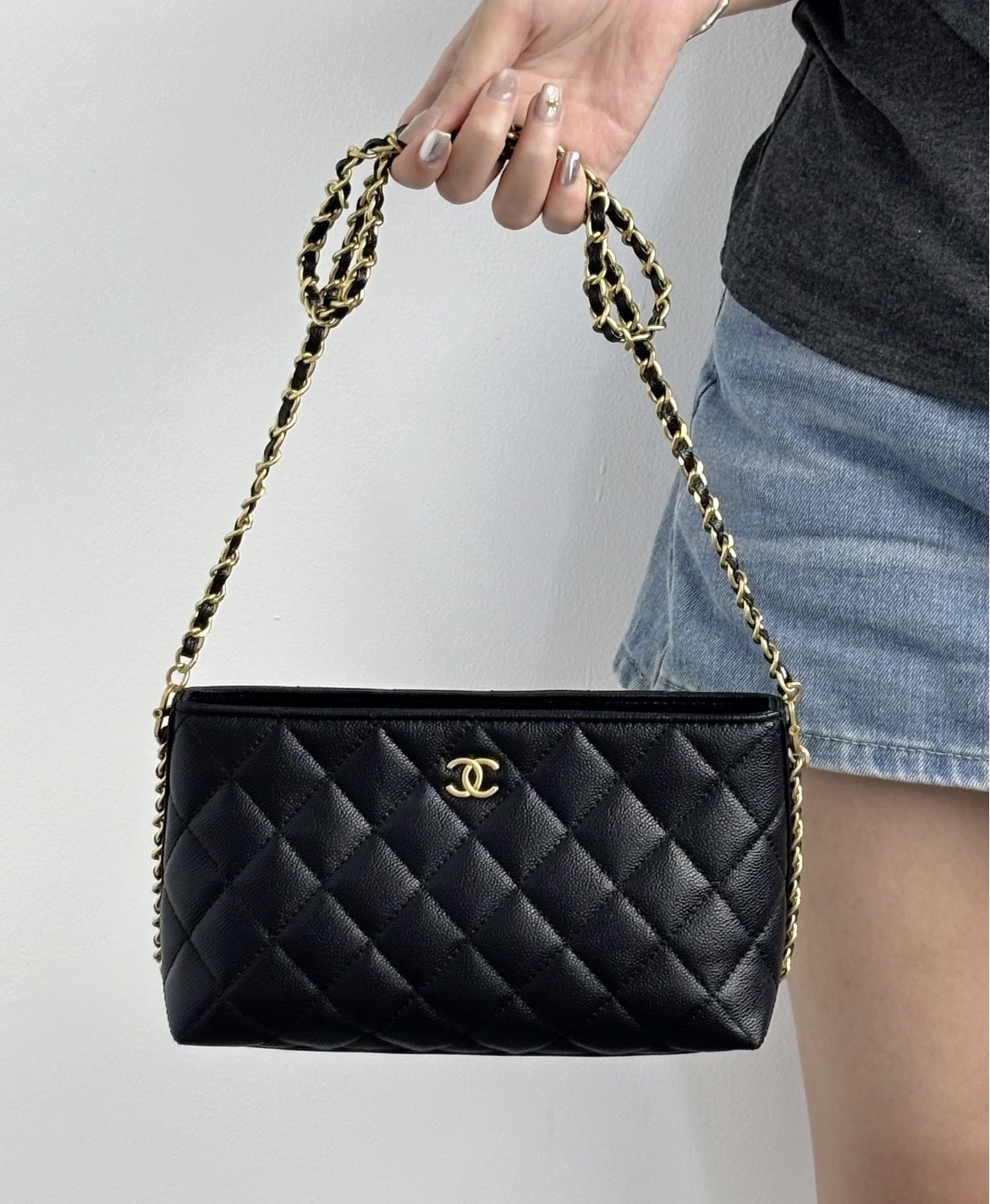 【CHANEL】トップハンドル チェーン ミニバッグ