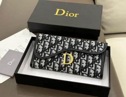 【オシャレかっこいい！】Dior★バーティカル 2つ折りウォレット