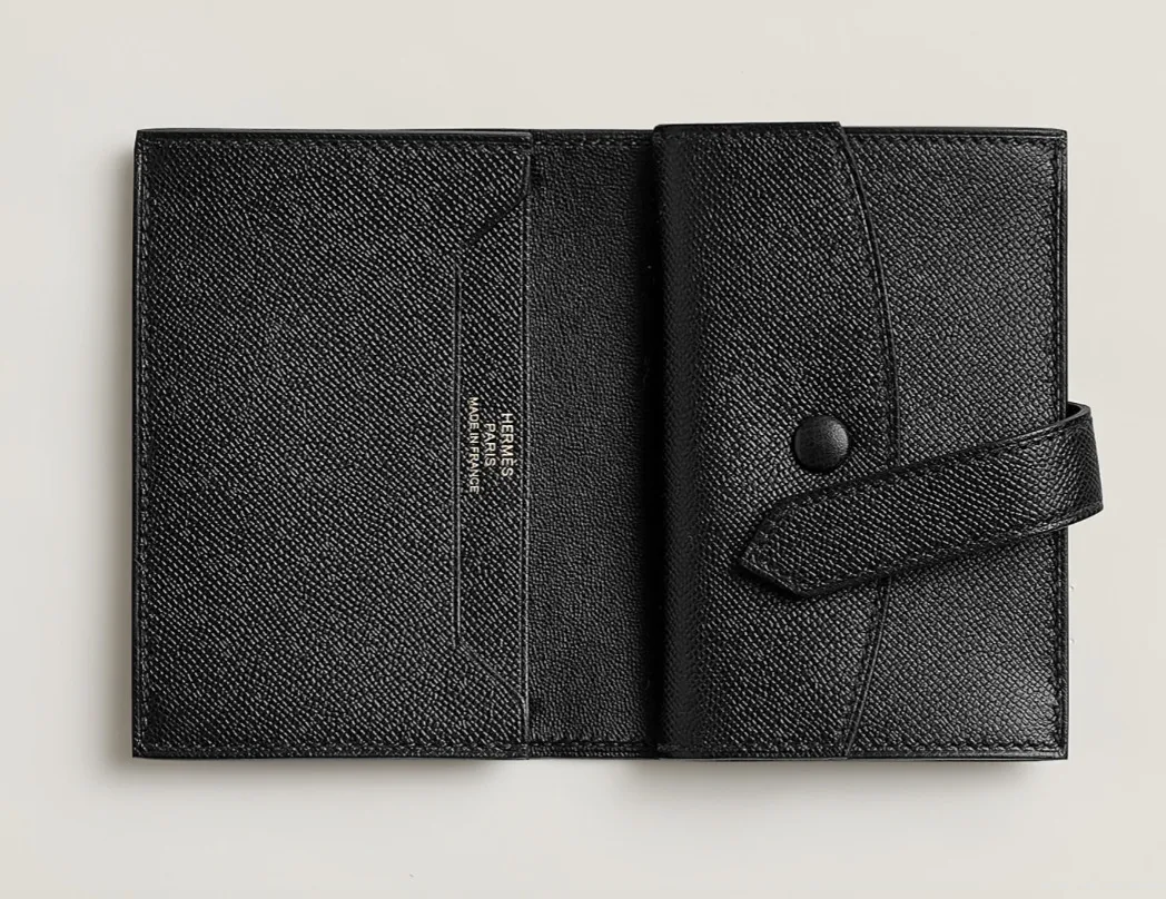 Hermes☆べアン ミニ 財布 Epson ブラック_パリ発