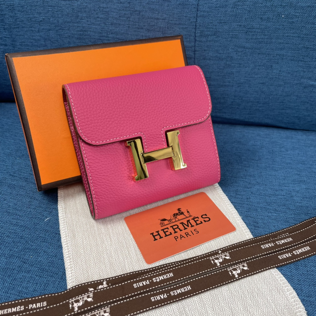 Hermes・レザー コンチネンタルウォレット 財布 折財布