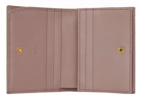 【GUCCI】〔GGマーモント〕 カードケース(コイン＆紙幣入れ付き）【財布】