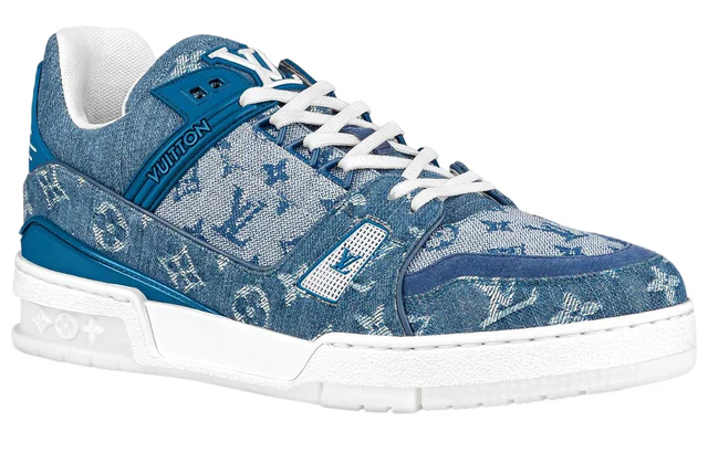 LOUIS VUITTONTrainer Sneakers 'Denim Monogram'