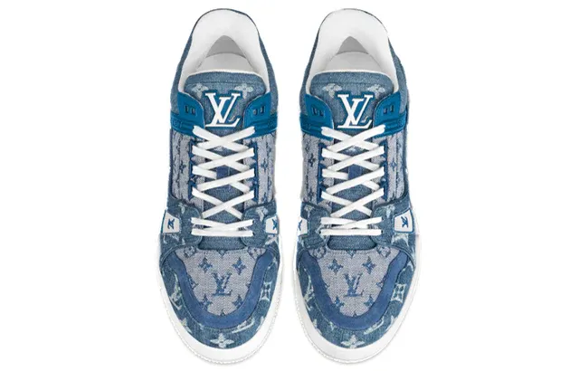 LOUIS VUITTONTrainer Sneakers 'Denim Monogram'