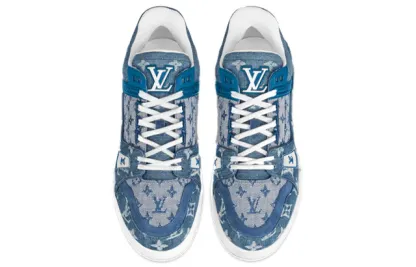 LOUIS VUITTONTrainer Sneakers 'Denim Monogram'