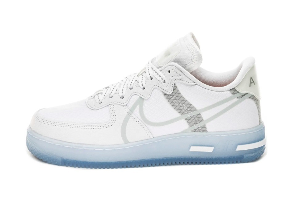 NIKE AIR FORCE 1 REACT QS 'WHITE ICE' ナイキ エア フォース ワン リアクト クイックストライク "ホワイトアイス" メンズ レディース スニーカー【限定完売モデル】