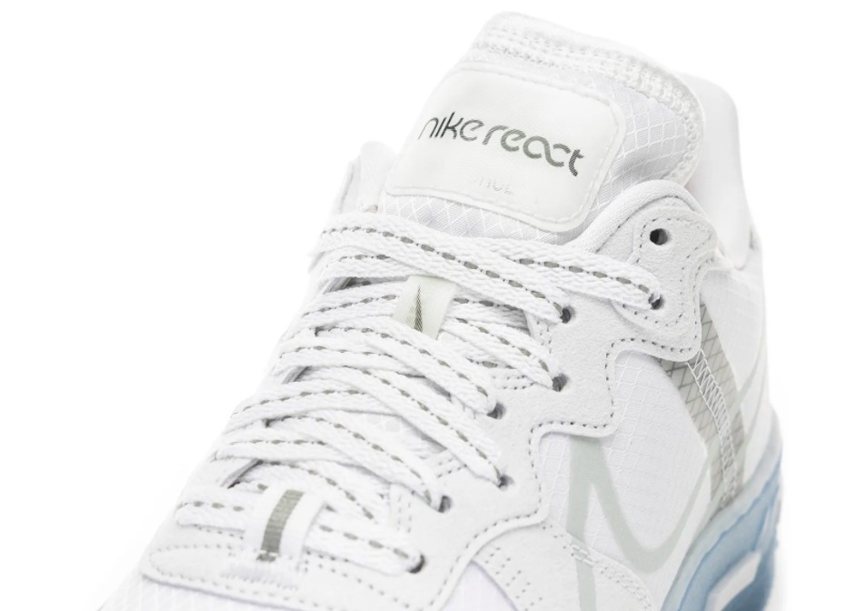 NIKE AIR FORCE 1 REACT QS 'WHITE ICE' ナイキ エア フォース ワン リアクト クイックストライク "ホワイトアイス" メンズ レディース スニーカー【限定完売モデル】