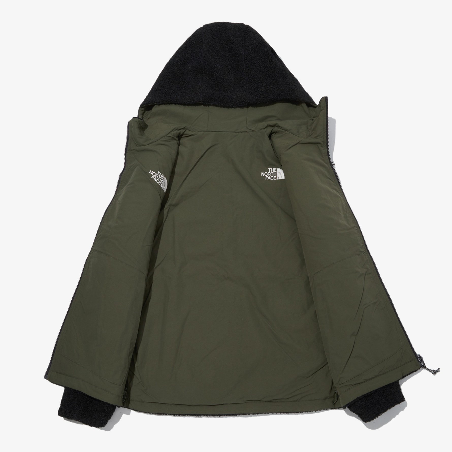 ★★★THE NORTH FACE★★★ DIXIE RVS FLEECE HOODIE NJ4FM70 リバーシブル フリース ダウン ジャケット フード レディース メンズ 韓国 2WAY 裏表 ショート ミドル 丈 かわいい 新作