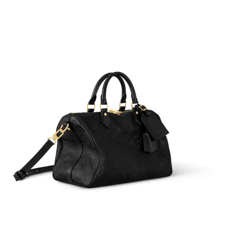 24SS◆Louis Vuitton◆Speedy Soft 30 ボストンバッグ ブラック M47186