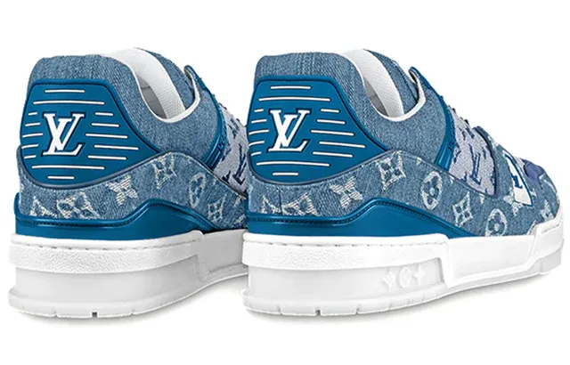 LOUIS VUITTONTrainer Sneakers 'Denim Monogram'