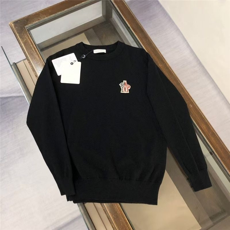 MONCLER モンクレール ワッペンロゴ クルーネックスウェット 長袖 メンズ カジュアルトップス 3 カラー展開