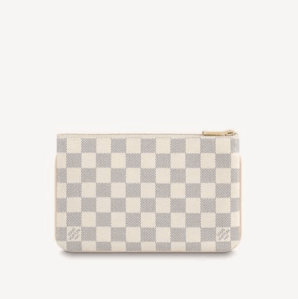 【流行りのミニバック♪大人気】LV ダブルジップポーチ