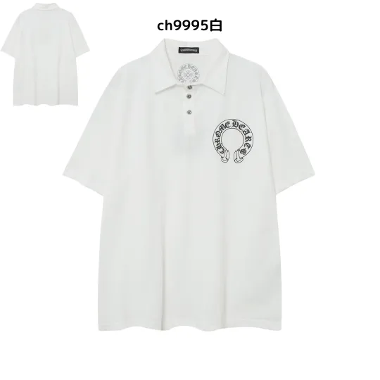 【2026新登場】クロムハーツChrome Hearts プリント刺繍Tシャツ特集 夏服 人気 男女兼用　綿100%