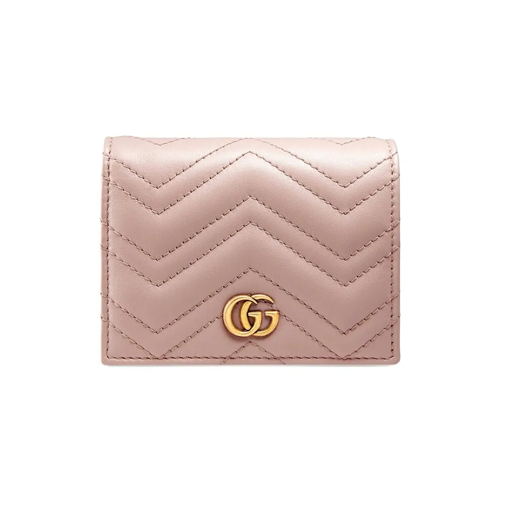 【GUCCI】〔GGマーモント〕 カードケース(コイン＆紙幣入れ付き）【財布】