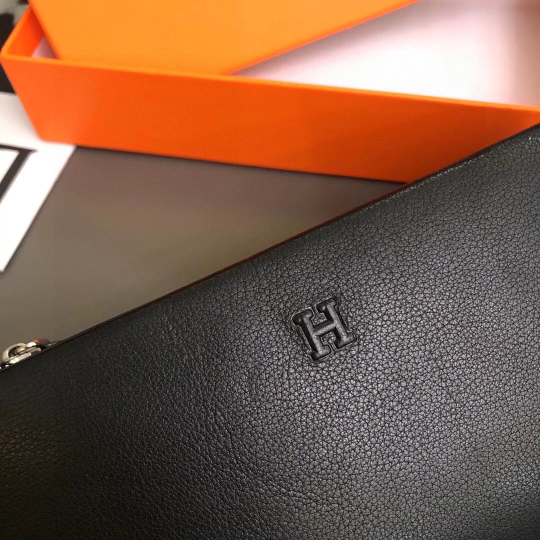 Hermes・レザー コンチネンタルウォレット 財布 折財布