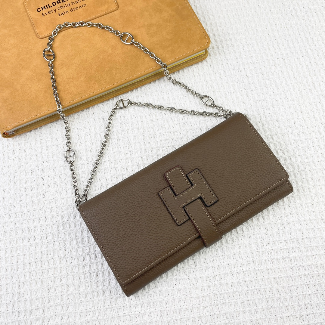 Hermes・レザー コンチネンタルウォレット 財布 折財布