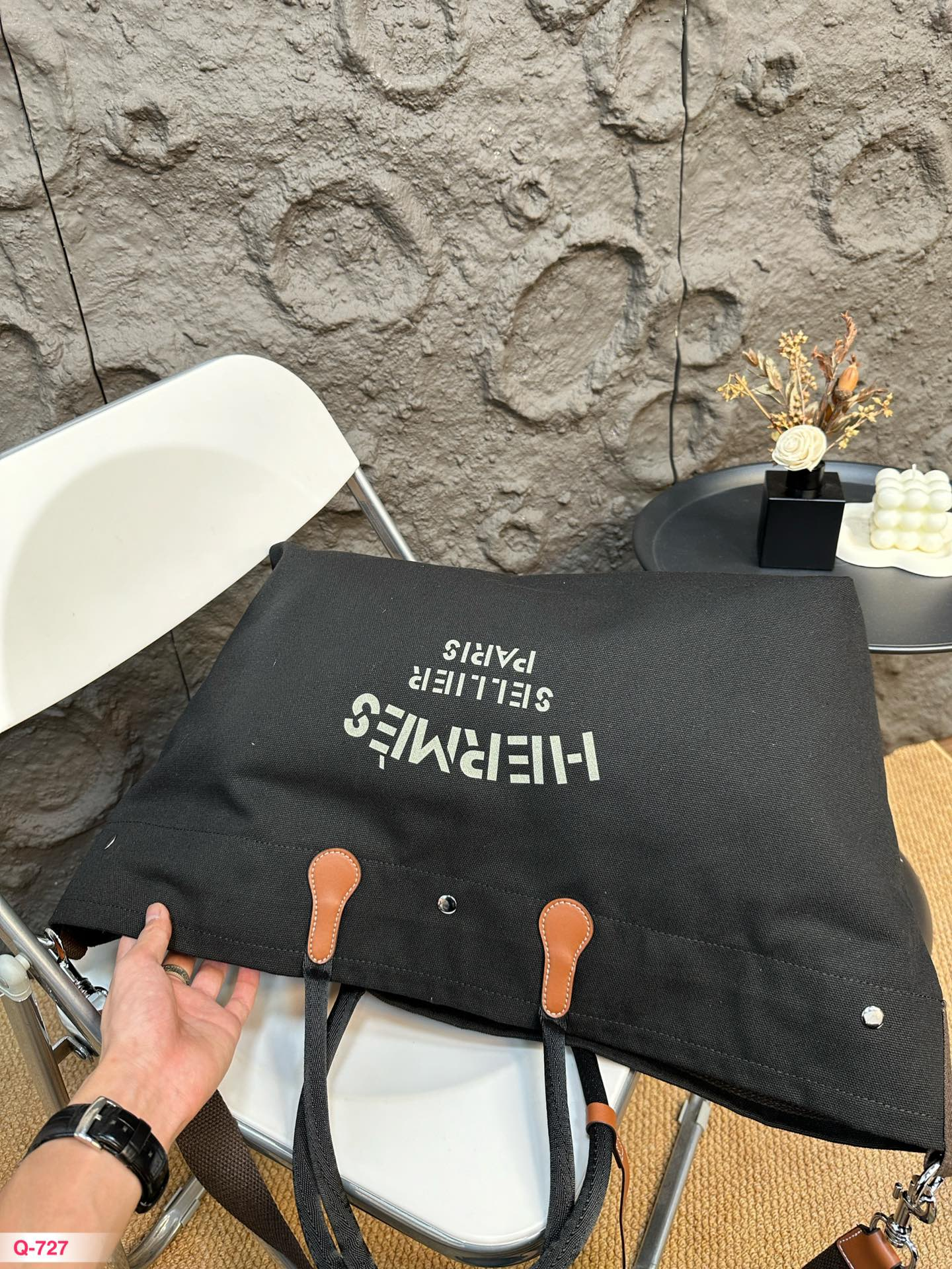 HERMES エルメス カヴァリエ キャンバス ボストン ショルダー 馬具 バッグ