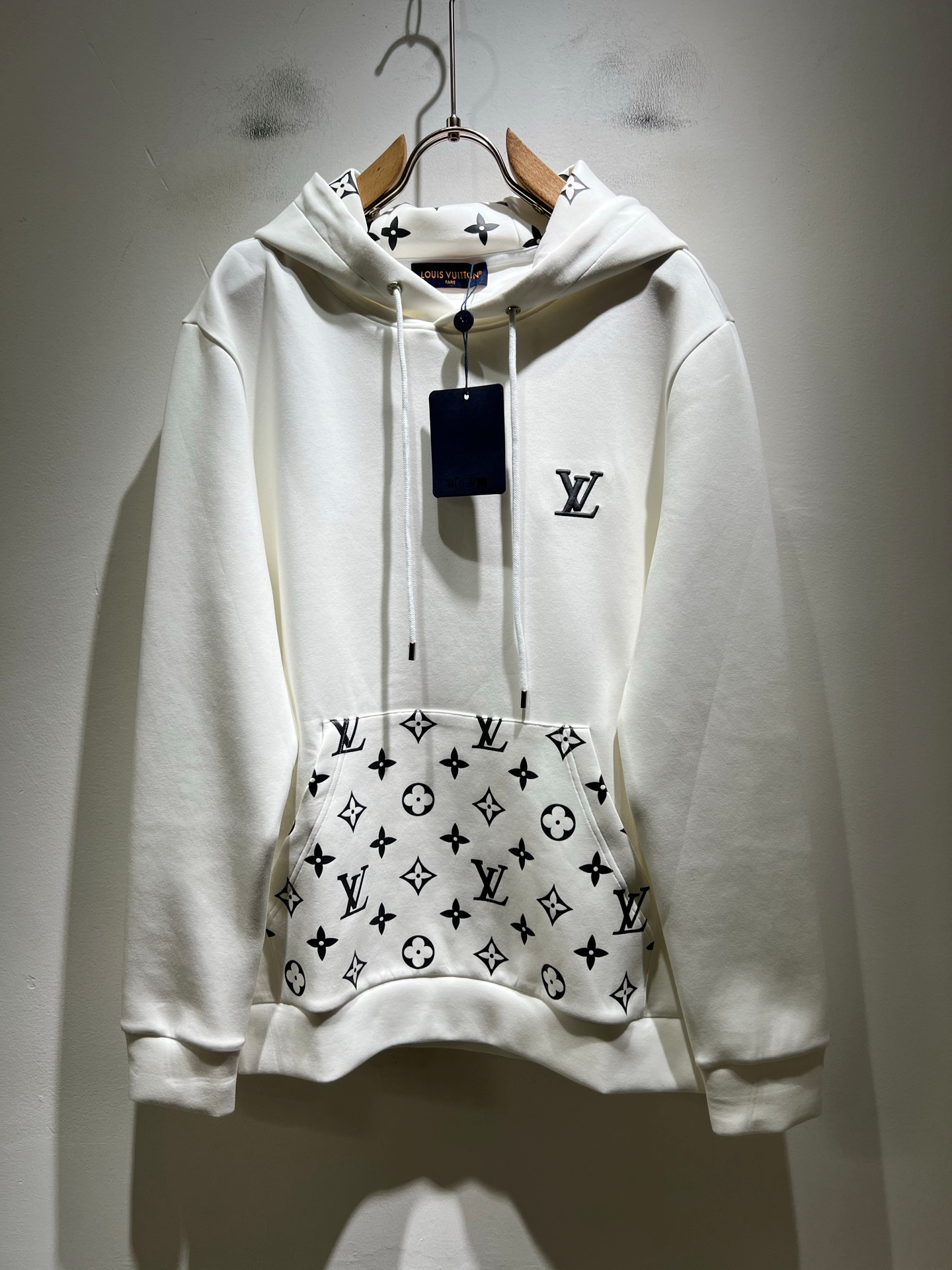 LOUIS VUITTON ロゴプリント ユニセックス パーカー