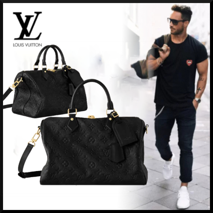 24SS◆Louis Vuitton◆Speedy Soft 30 ボストンバッグ ブラック M47186