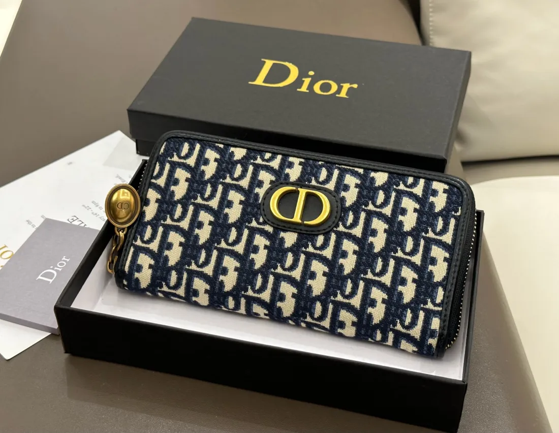 【オシャレかっこいい！】Dior★バーティカル 2つ折りウォレット
