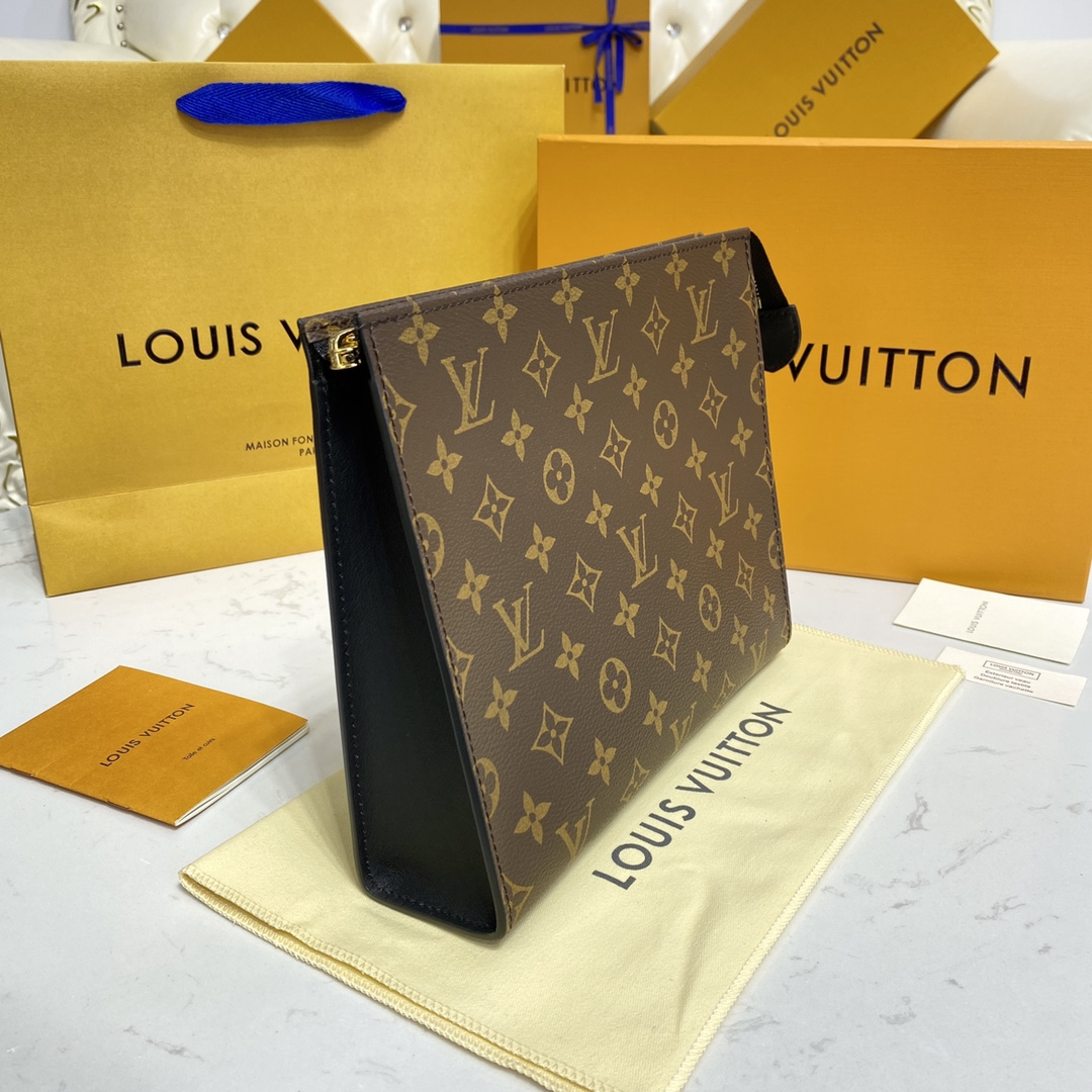 Louis Vuitton ポッシュ・トワレ NM モノグラム クラッチバッグ
