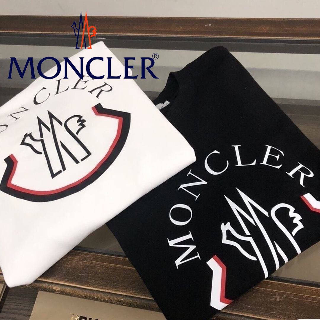 MONCLER 新作 丸首裏起毛スウェット プルオーバー 長袖 カップルお揃い 保温性抜群 クラシックカジュアルトップス