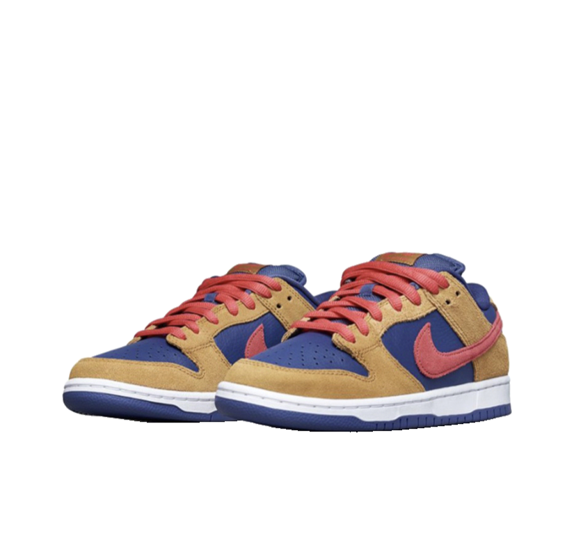 🔥超人気 ★Nike★ NIKE SB DUNK LOW ‘’WHEAT AND DARK PURPLE‘’★男女★◆送料無料◆