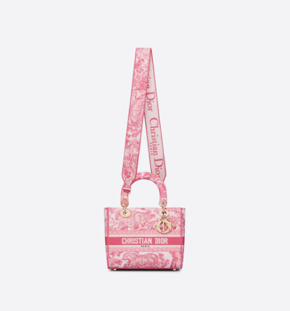 追跡付き発送【Dior】LADY D-LITE ミディアムバッグ