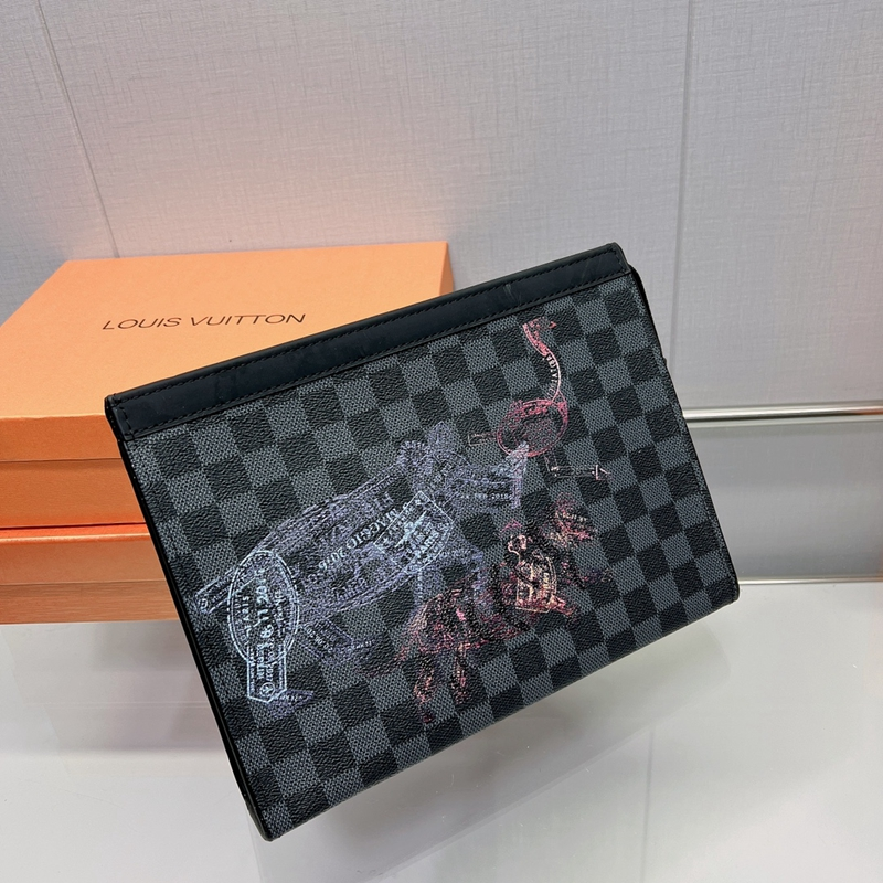 Louis Vuitton ☆ ルイヴィトン 最新なクラシック ショルダーバッグ 手提げ袋 肩掛けクラッチバッグウォッシュバッグ