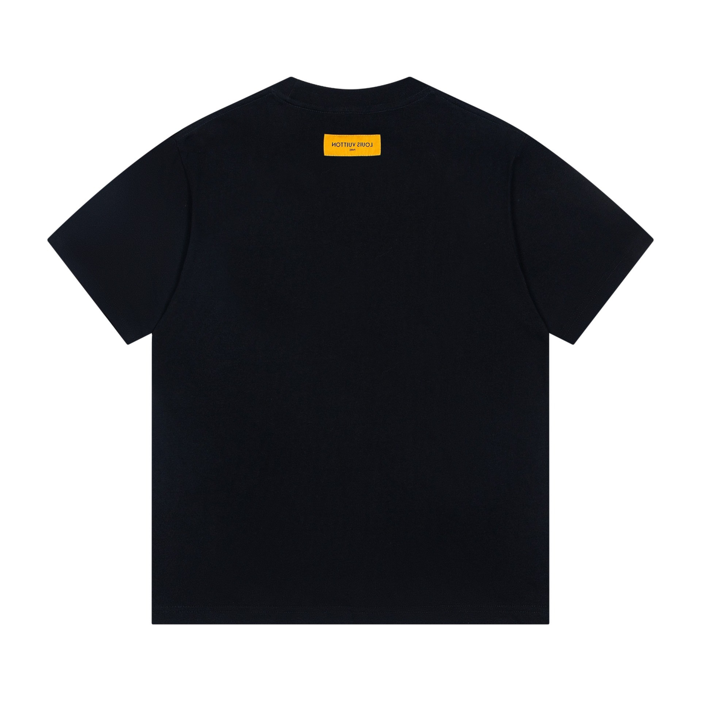 LOUIS VUITTON ルイヴィトン 胸口グラフィックプリント カジュアル丸首ショートスリーブTシャツ