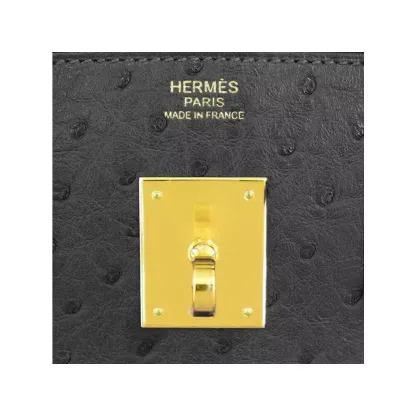 【HERMES】エルメス バーキン 30cm オーストリッチ ゴールド金具