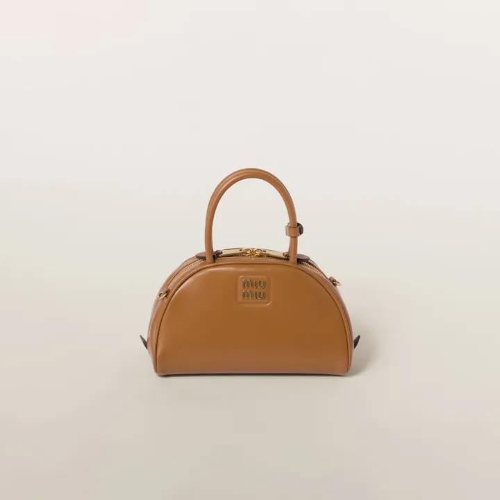 レザー トップハンドルバッグ