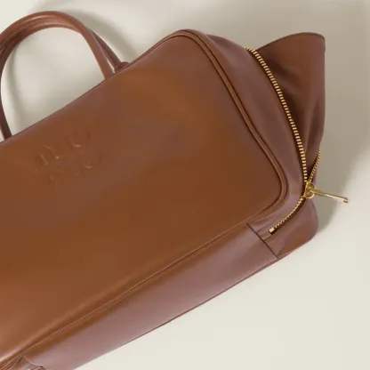 レザー トップハンドルバッグ