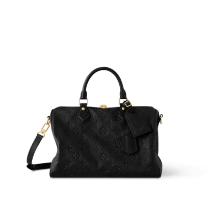 24SS◆Louis Vuitton◆Speedy Soft 30 ボストンバッグ ブラック M47186