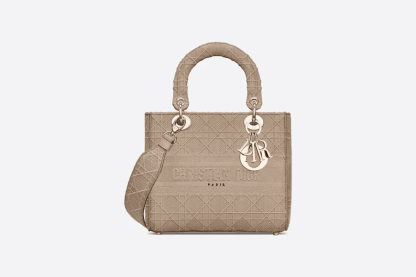 【Dior】“LADY D-LITE” “カナージュ” ミディアムバッグ 5色