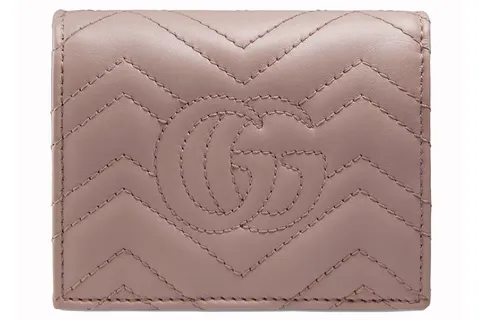 【GUCCI】〔GGマーモント〕 カードケース(コイン＆紙幣入れ付き）【財布】