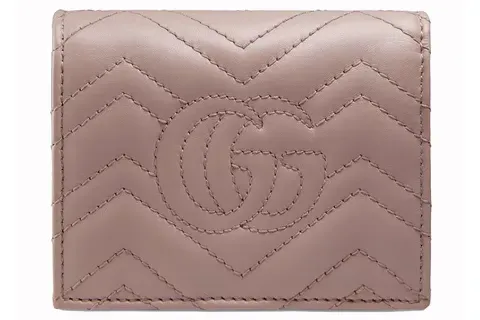 【GUCCI】〔GGマーモント〕 カードケース(コイン＆紙幣入れ付き）【財布】