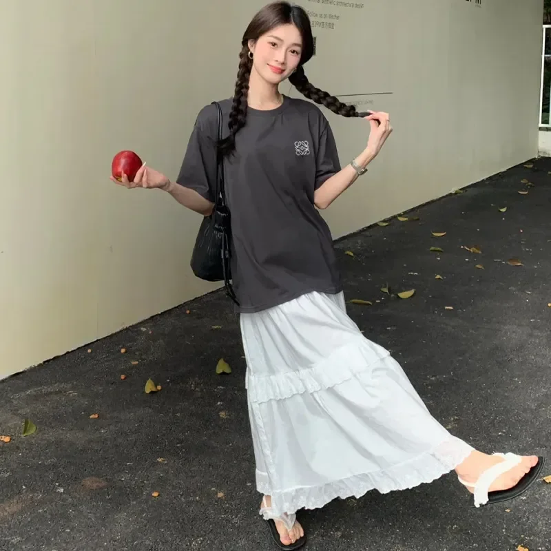 LOEWE『S-3XL』夏必須 型崩れ防止 肌触り最高 リゾートテイスト 大人カジュアル Tシャツ