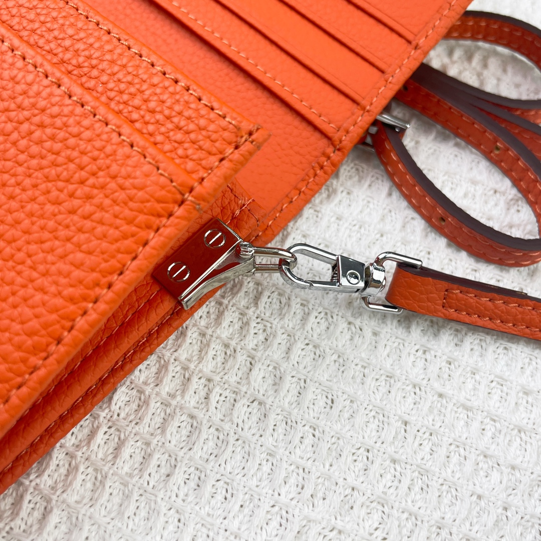 Hermes・レザー コンチネンタルウォレット 財布 折財布