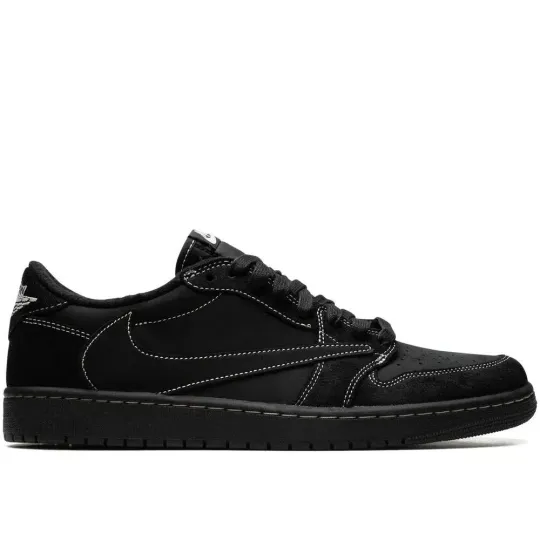 【人気急上昇で入手困難!】Travis Scott x Nike Air Jordan 1 Low OG SP"Black/Phantom"AJ1 ジョーダン世代の定番 ローカット カルチャー 多用途 カジュアル スポーツ バスケットボールシューズ