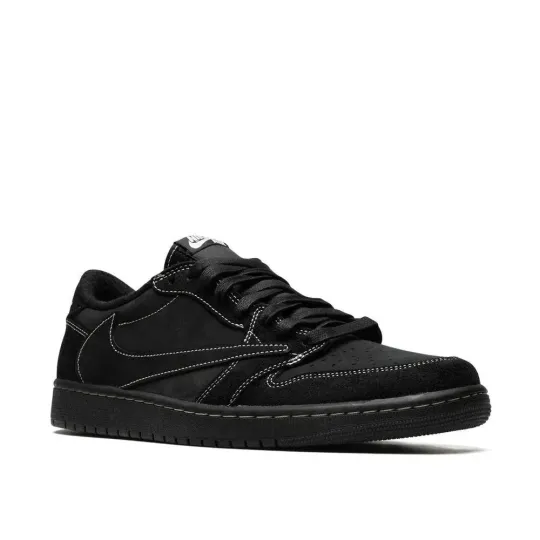 【人気急上昇で入手困難!】Travis Scott x Nike Air Jordan 1 Low OG SP"Black/Phantom"AJ1 ジョーダン世代の定番 ローカット カルチャー 多用途 カジュアル スポーツ バスケットボールシューズ
