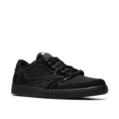 【人気急上昇で入手困難!】Travis Scott x Nike Air Jordan 1 Low OG SP"Black/Phantom"AJ1 ジョーダン世代の定番 ローカット カルチャー 多用途 カジュアル スポーツ バスケットボールシューズ