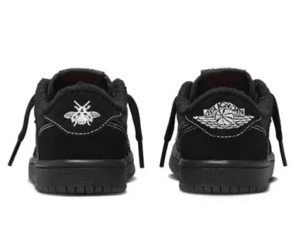 【人気急上昇で入手困難!】Travis Scott x Nike Air Jordan 1 Low OG SP"Black/Phantom"AJ1 ジョーダン世代の定番 ローカット カルチャー 多用途 カジュアル スポーツ バスケットボールシューズ
