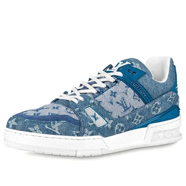 LOUIS VUITTONTrainer Sneakers 'Denim Monogram'