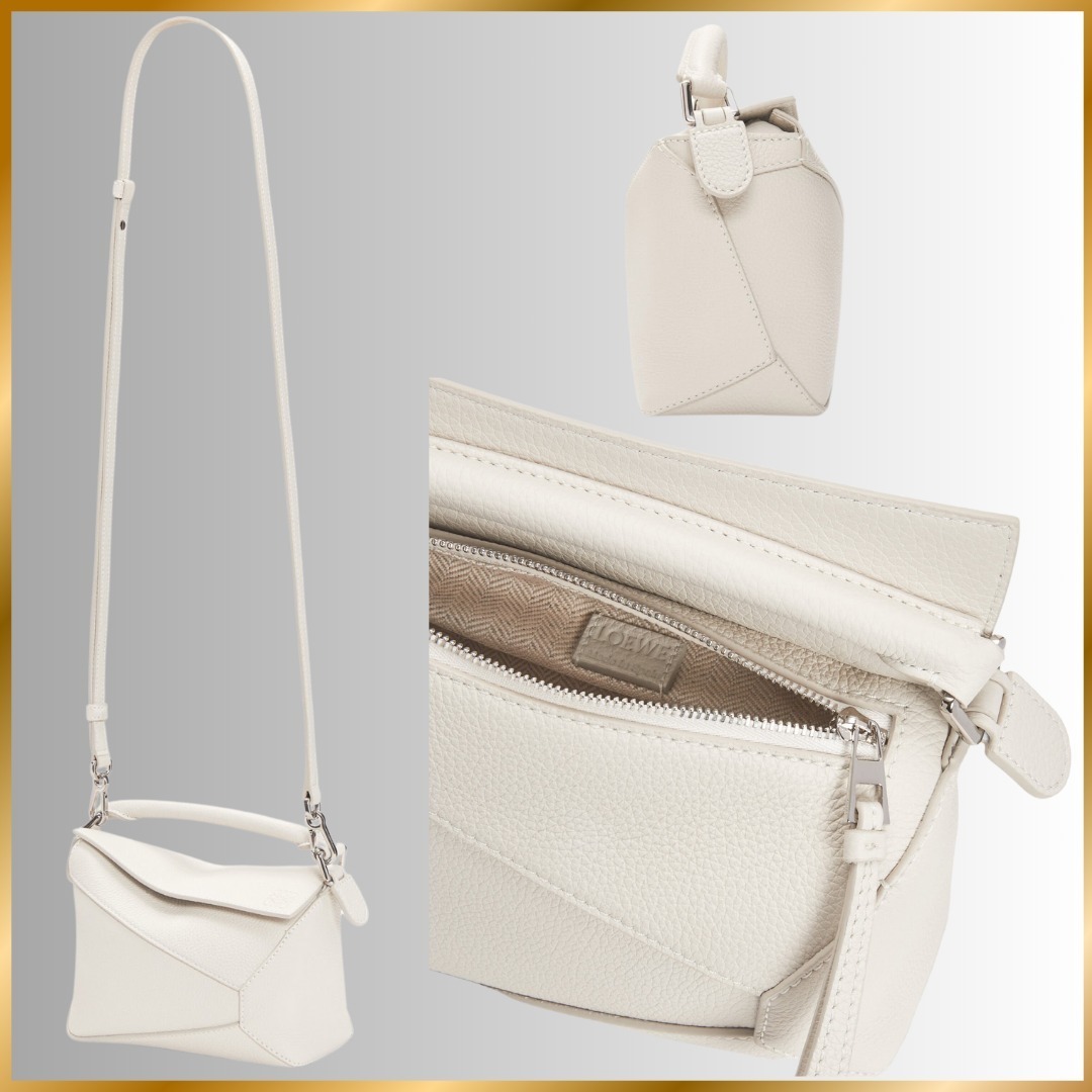 関税送料込国内発送★LOEWEパズルバッグ ミニ（ソフトグレインカーフ）