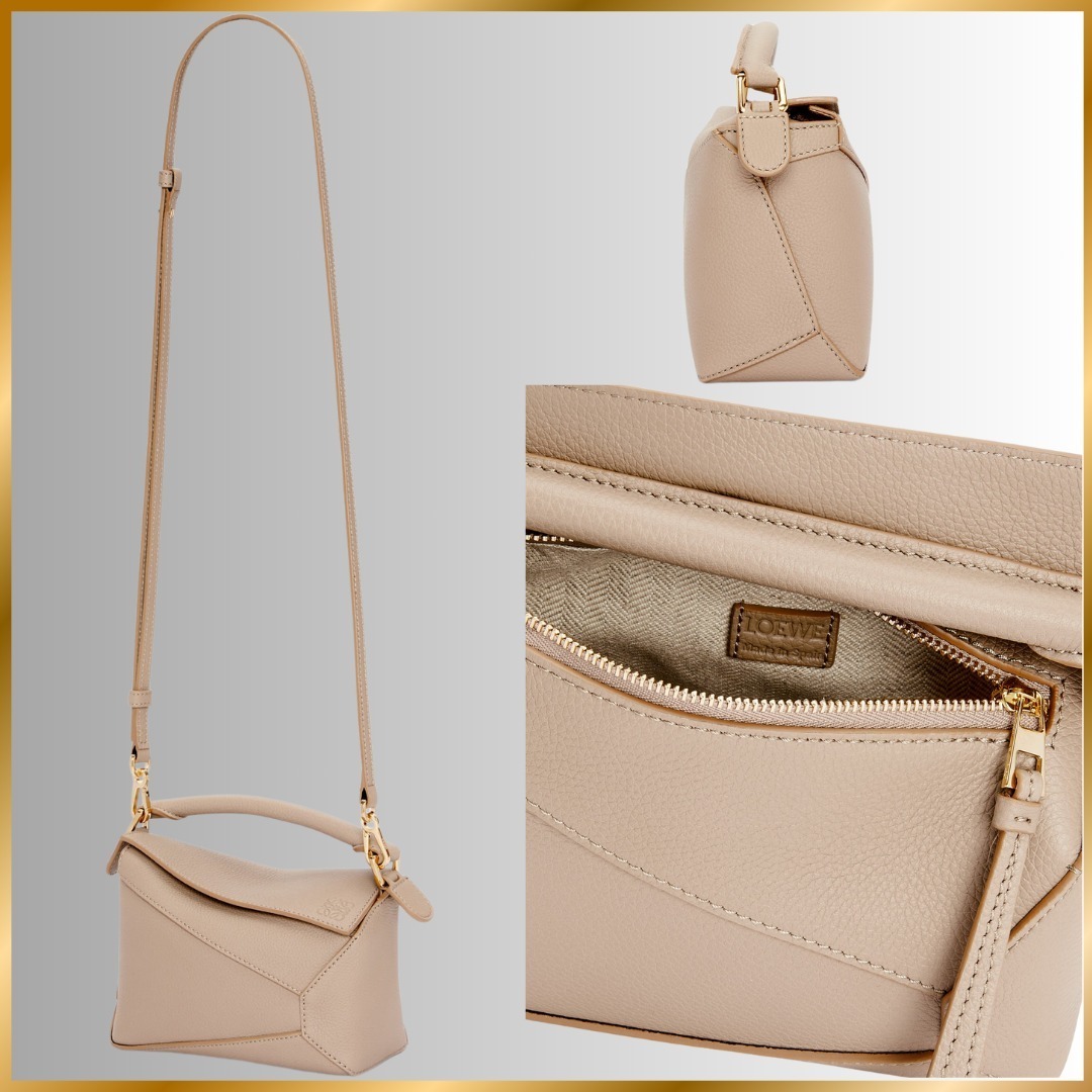 関税送料込国内発送★LOEWEパズルバッグ ミニ（ソフトグレインカーフ）