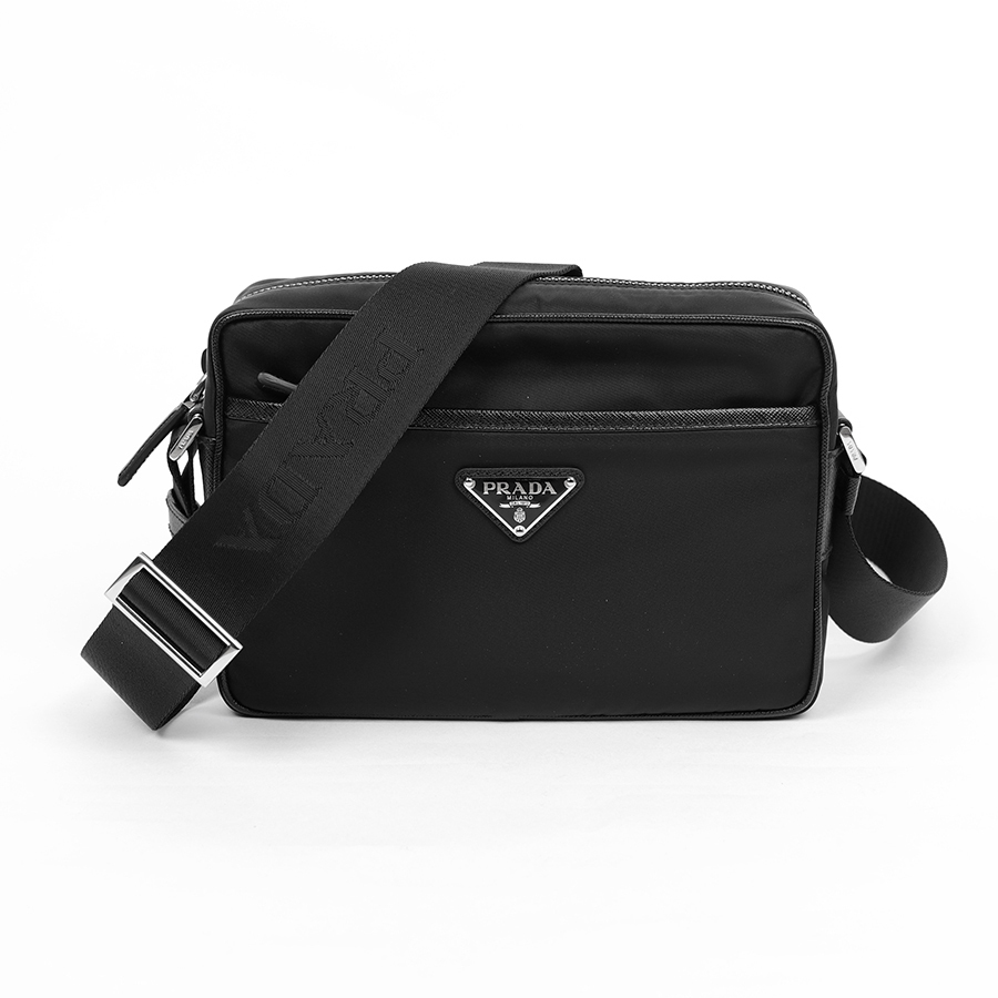 関税負担なし☆PRADA Re Nylon レザー ショルダーバッグ