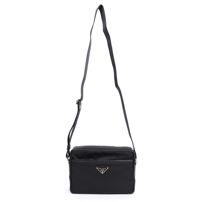 関税負担なし☆PRADA Re Nylon レザー ショルダーバッグ