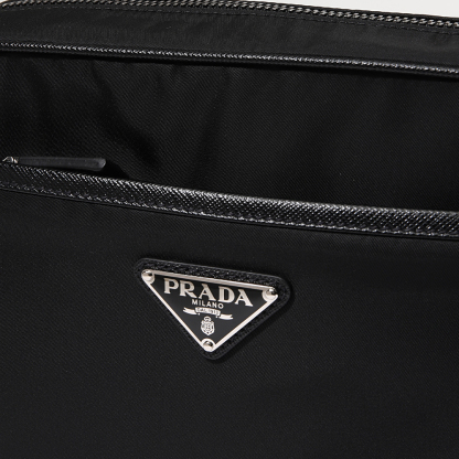 関税負担なし☆PRADA Re Nylon レザー ショルダーバッグ