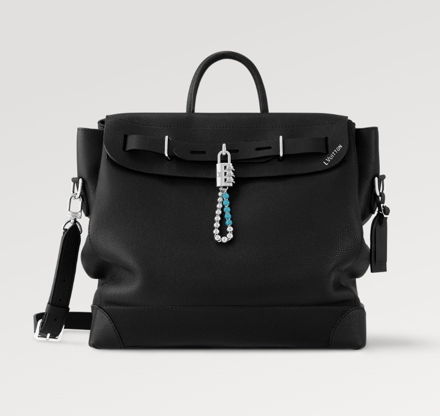 Louis Vuitton リュック《スティーマー40》黒 カーフ DHL 直営店